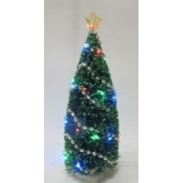 ALBERO C/LED MULTI DECORATO D9XH14,5CM