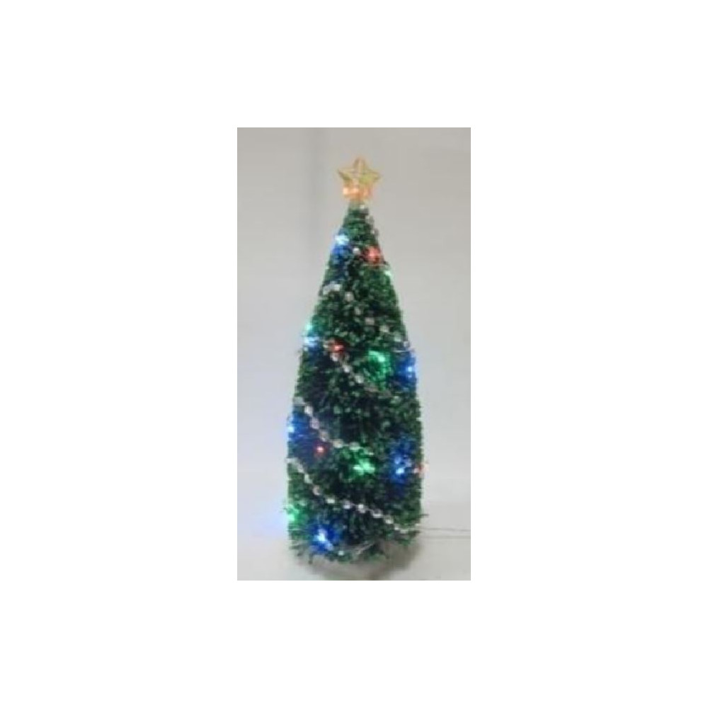 ALBERO C/LED MULTI DECORATO D9XH14,5CM ALBERO C/LED MULTI DECORATO D9XH14,5CM
