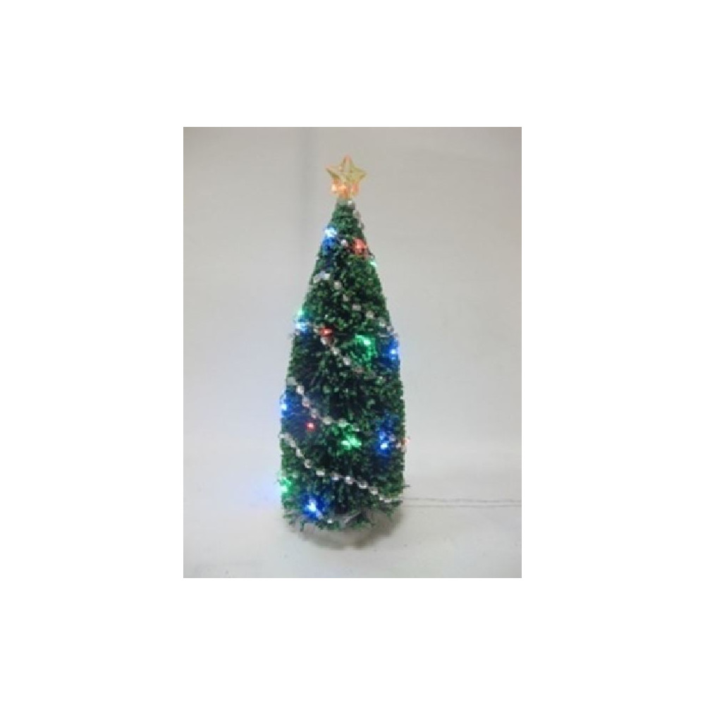 ALBERO C/LED MULTI DECORATO D9XH14,5CM