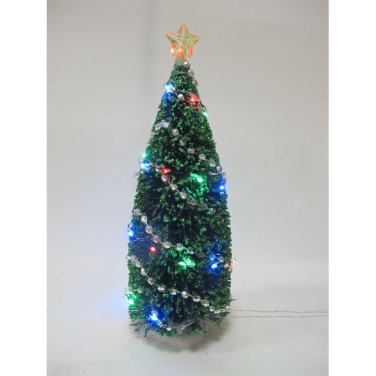 ALBERO C/LED MULTI DECORATO D9XH14,5CM