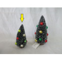 ALBERO C/PALLINE H13CM PLASTICA VERDE