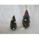 ALBERO C/PALLINE H18CM PLASTICA VERDE
