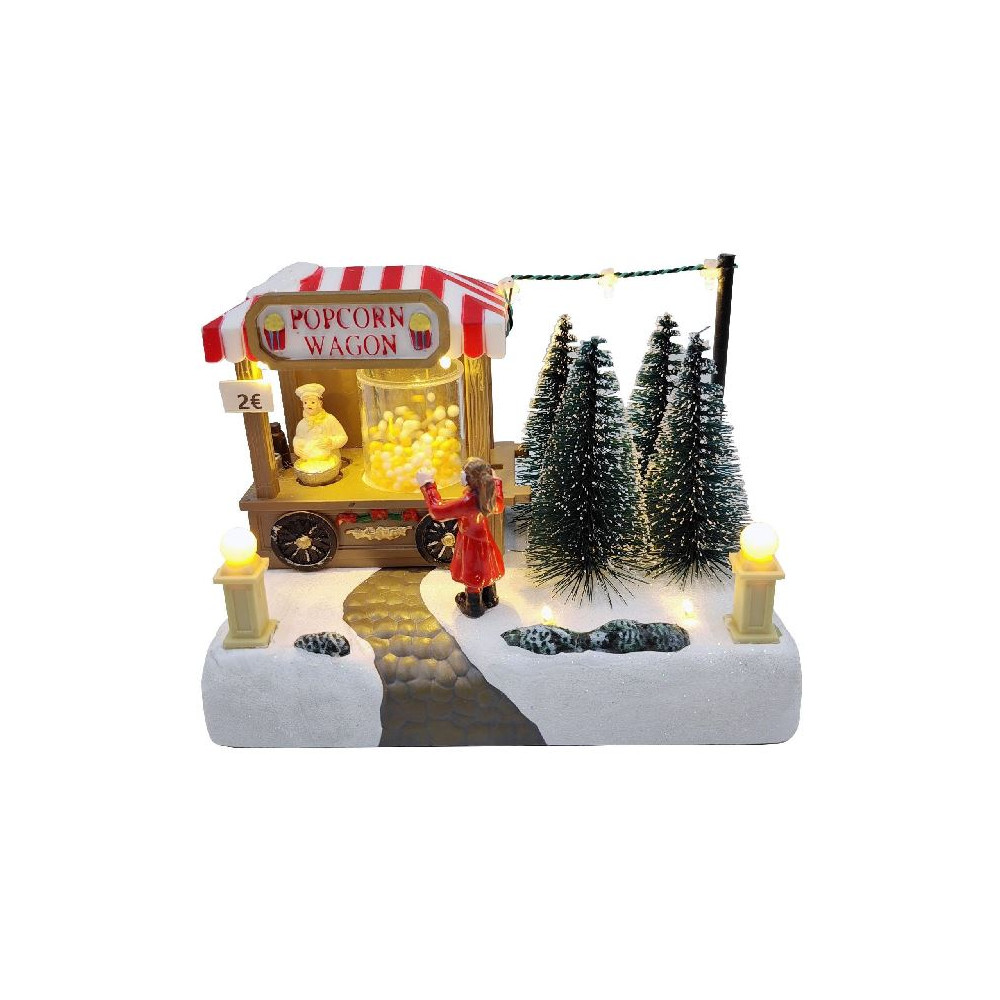 BANCARELLA POPCORN 17X10XH12CM LED MOV