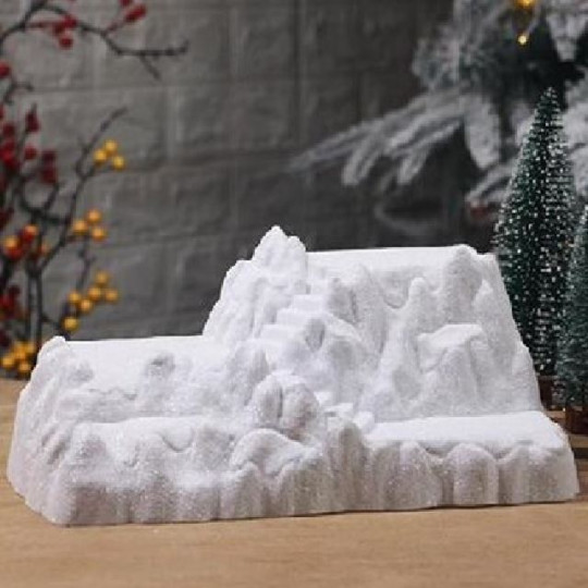 BASE MONTAGNA 31,5X19,5XH14,5 BIANCO BASE MONTAGNA 31,5X19,5XH14,5 BIANCO