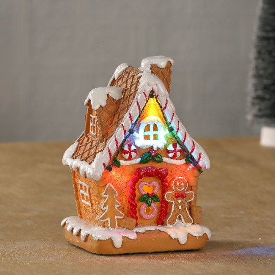 CASA CANDY 11,5X11,5XH17CM LED BATT