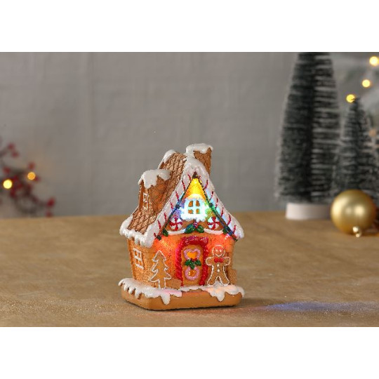 CASA CANDY 11,5X11,5XH17CM LED BATT