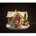 CASA SANTA 17X13,5XH12CM LED BATT