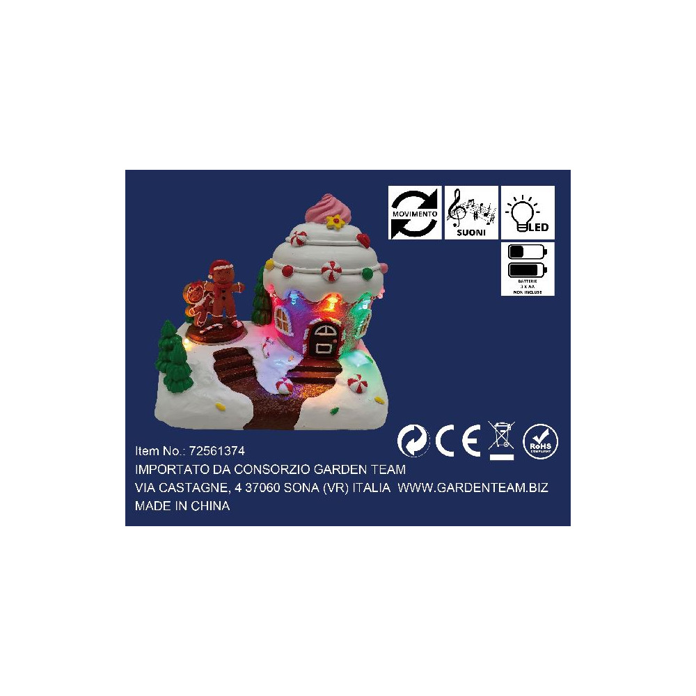 CASETTA GINGER 16,5X10X15,2 LED MOV X2 A CASETTA GINGER 16,5X10X15,2 LED MOV X2 A