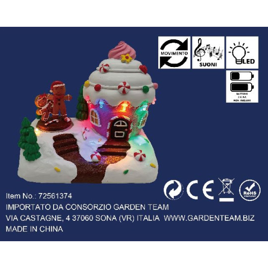 CASETTA GINGER 16,5X10X15,2 LED MOV X2 A CASETTA GINGER 16,5X10X15,2 LED MOV X2 A