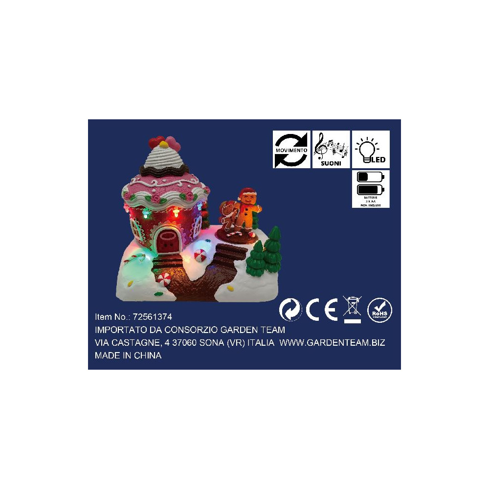 CASETTA GINGER 16,5X10X15,2 LED MOV X2 A