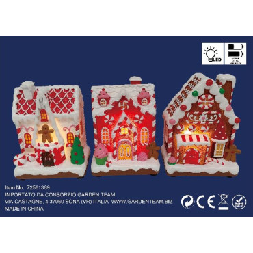 CASETTA GINGER 9,2X6,3XH12,3 LED X3 ASS 2