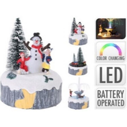 DECO RGB FO D9XH12,5CM BATT X3 ASS