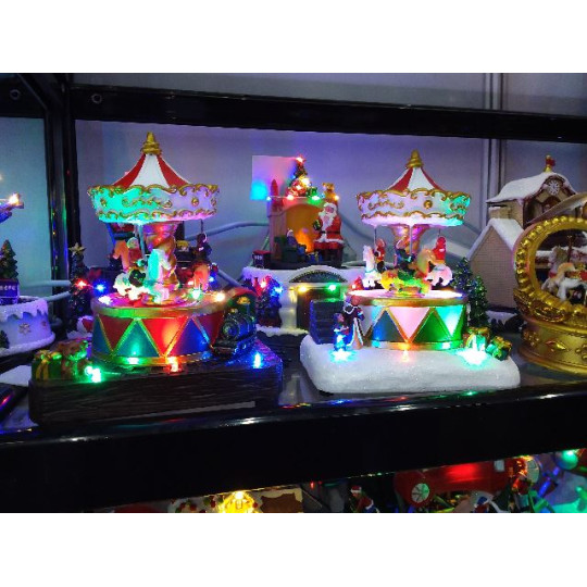 GIOSTRA 15X12X17CM CON LED E MUSICA