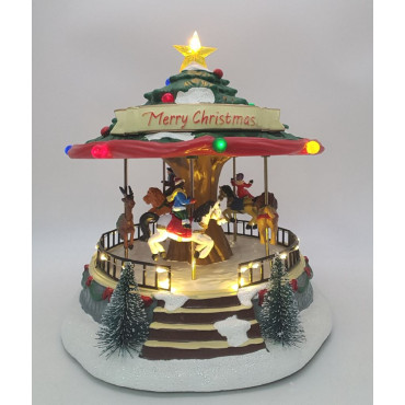 GIOSTRA ALBERO LED MUS MOV D25XH26CM 2