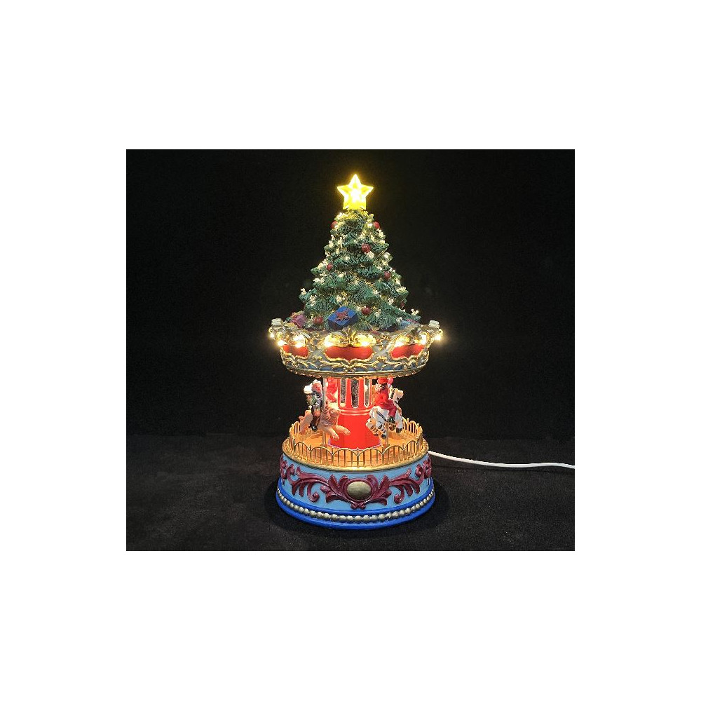 GIOSTRA C/ALBERO D12,5XH25,5 FO LED MUS GIOSTRA C/ALBERO D12,5XH25,5 FO LED MUS