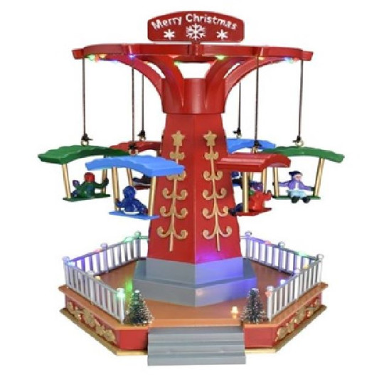 GIOSTRA C/PARACADUTI LED MUS MOV D21XH31 GIOSTRA C/PARACADUTI LED MUS MOV D21XH31