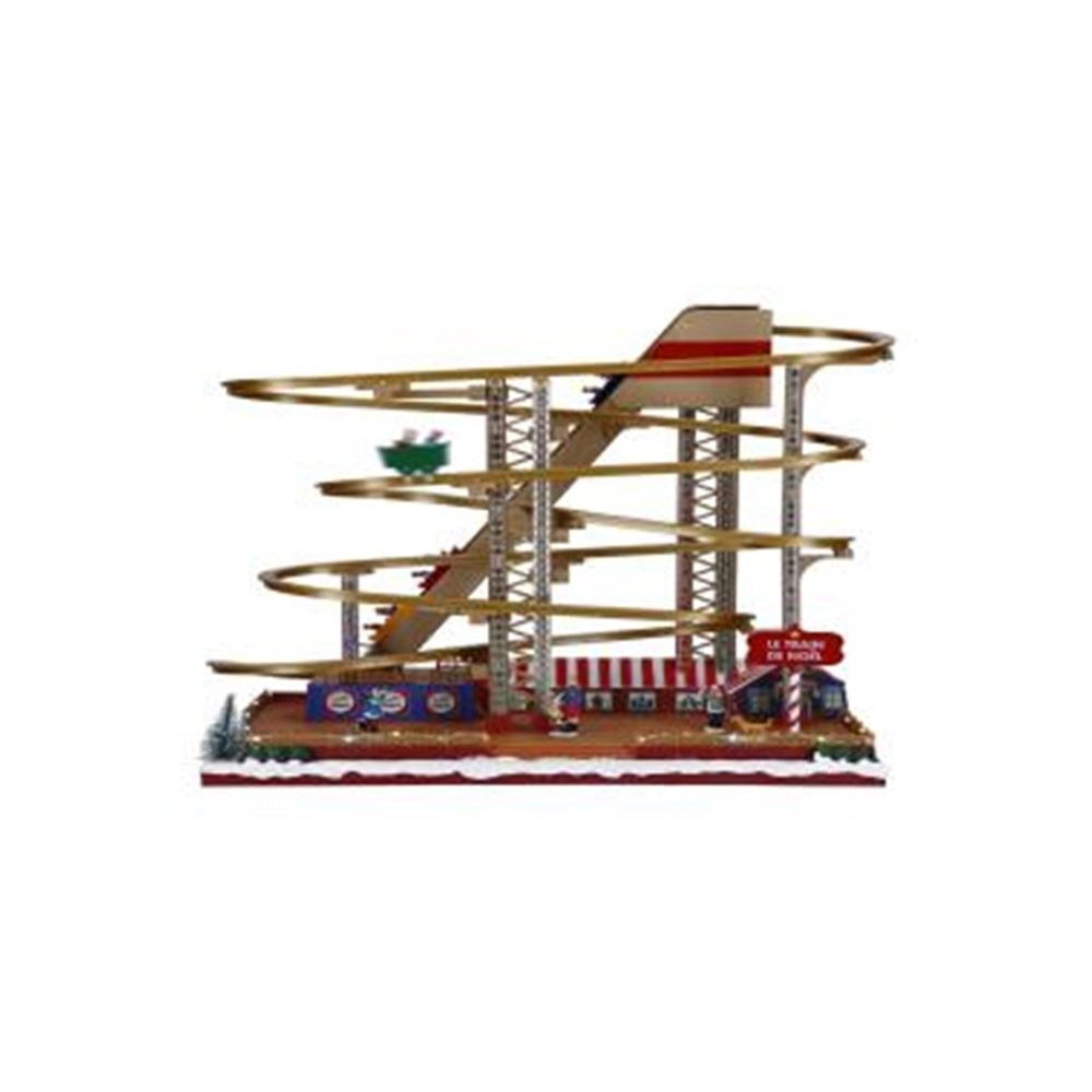 MONTAGNE RUSSE 47X22XH40CM LED MULTI