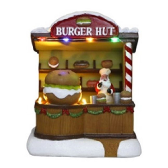 NEGOZIO BURGER 14X12,5XH16CM LED MOVIM