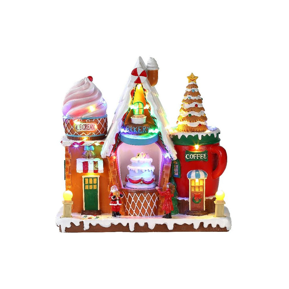 NEGOZIO DOLCI 25X11XH24,5CM MOV LED