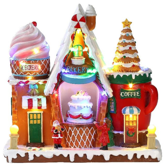 NEGOZIO DOLCI 25X11XH24,5CM MOV LED