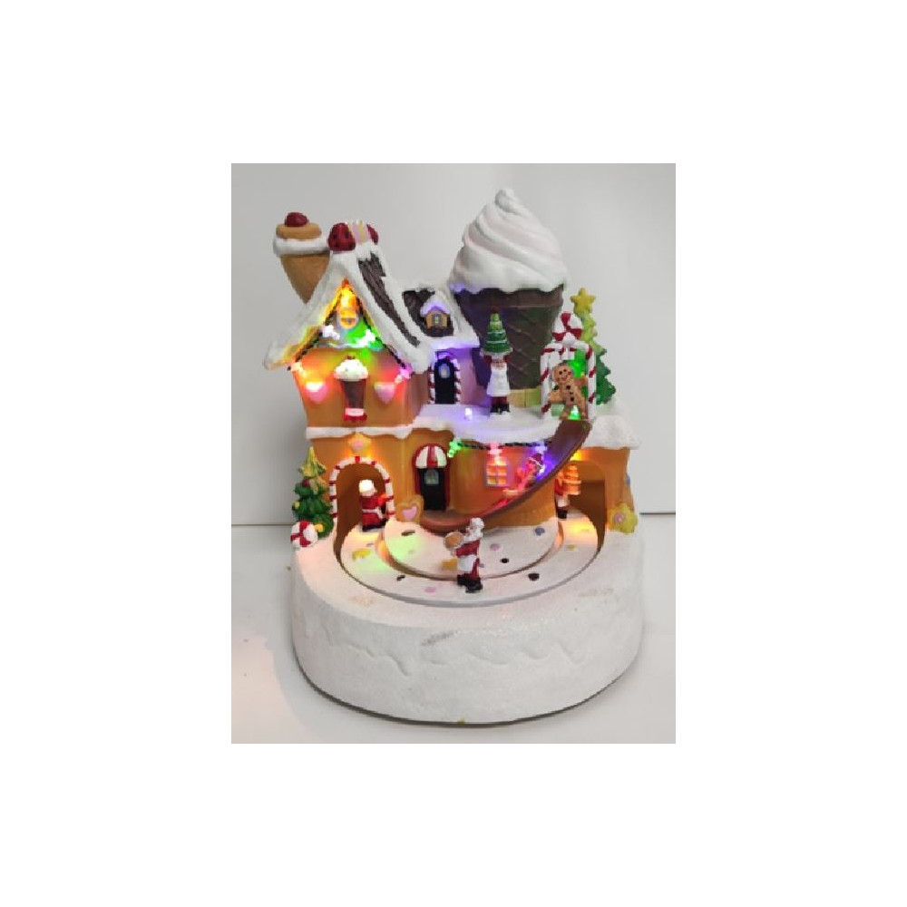 NEGOZIO DOLCI LED MUSICA MOVIM H20,5CM