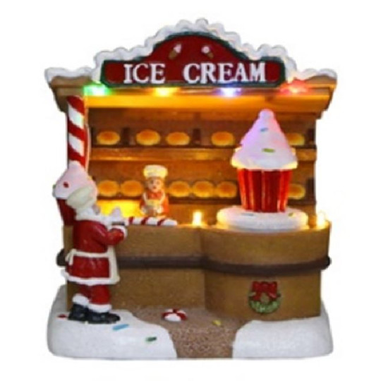 NEGOZIO GELATI 14X12,5XH16CM LED MOVIM NEGOZIO GELATI 14X12,5XH16CM LED MOVIM