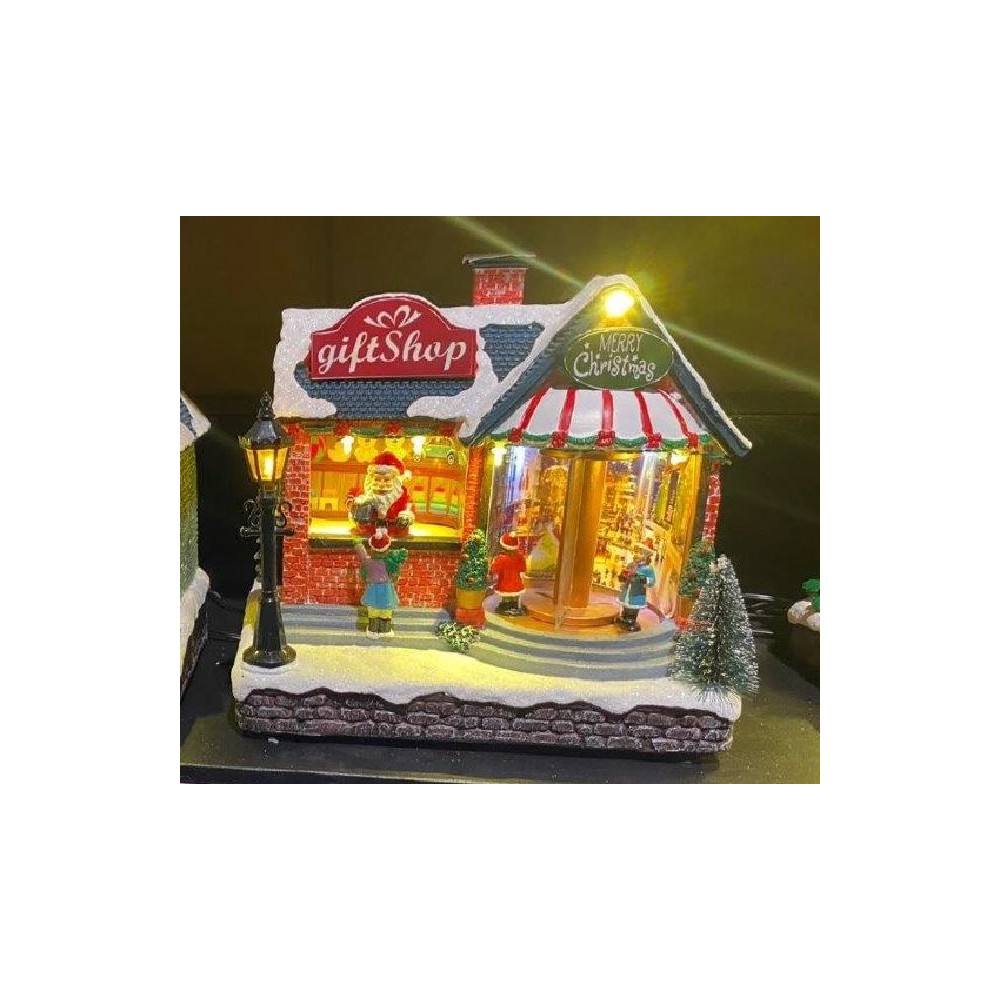 NEGOZIO REGALI C/LED MUSICA MOVIM H21,2