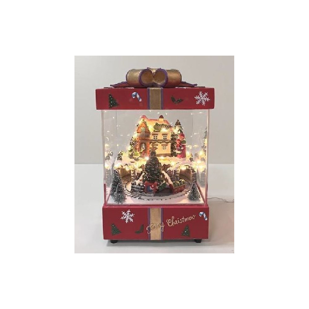 PACCO REGALO C/ LED MOV LUCE 15XH25CM