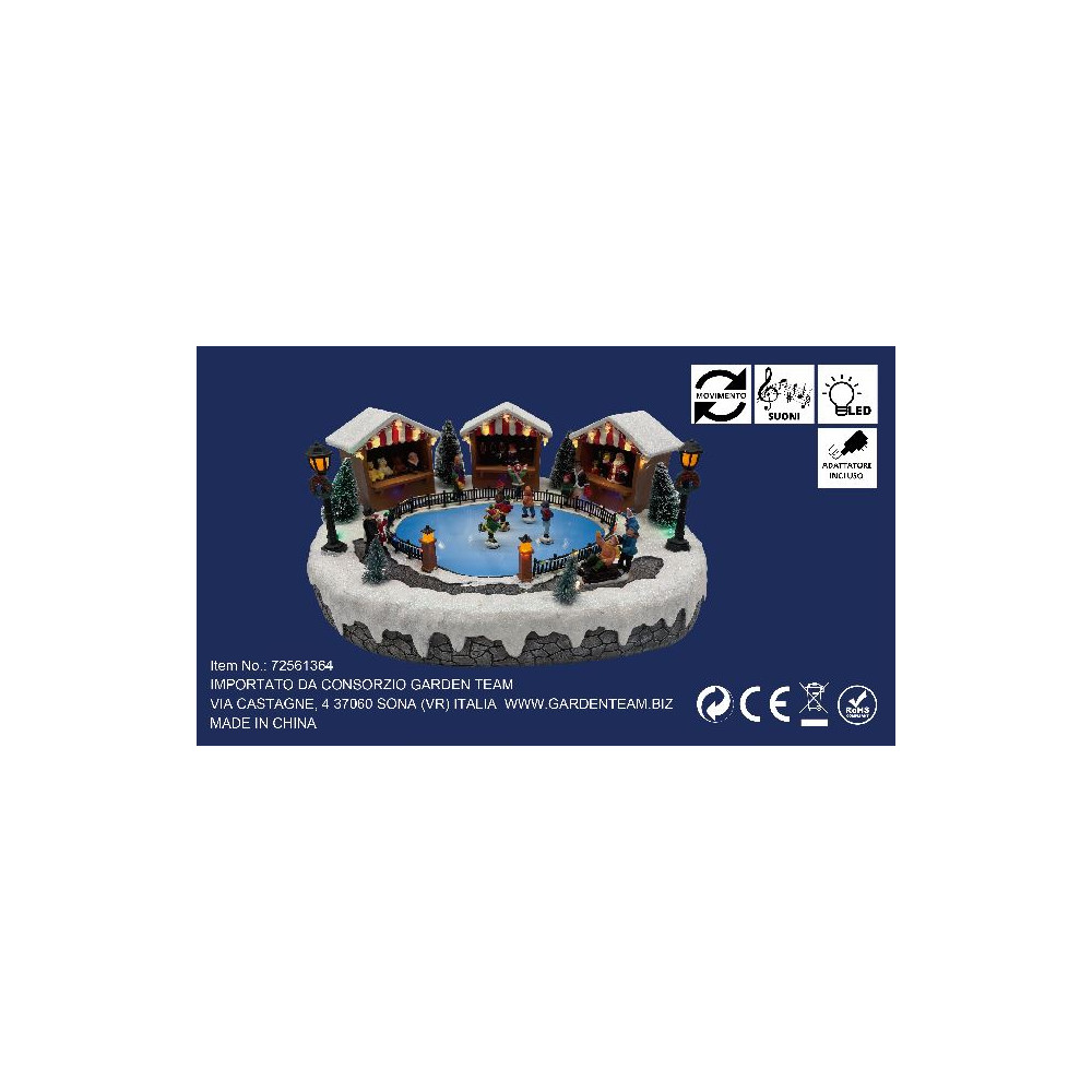 PISTA PATTINAGGIO LED MUSICA MOV 34,5X27