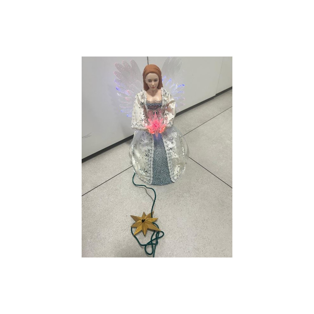 PUNTALE ANGELO BIANCO USB H24CM MUS MOV