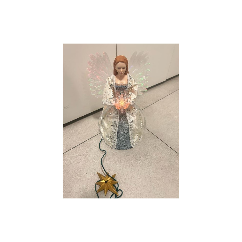 PUNTALE ANGELO BIANCO USB H24CM MUS MOV