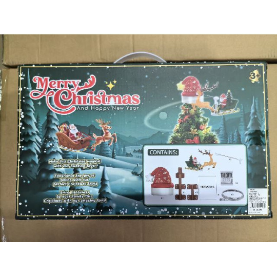 PUNTALE C/ROTAZIONE LUCE MUSICA SLITTA