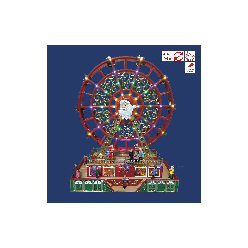 RUOTA PANORAMICA 38X17,5XH48CM LED MUS M