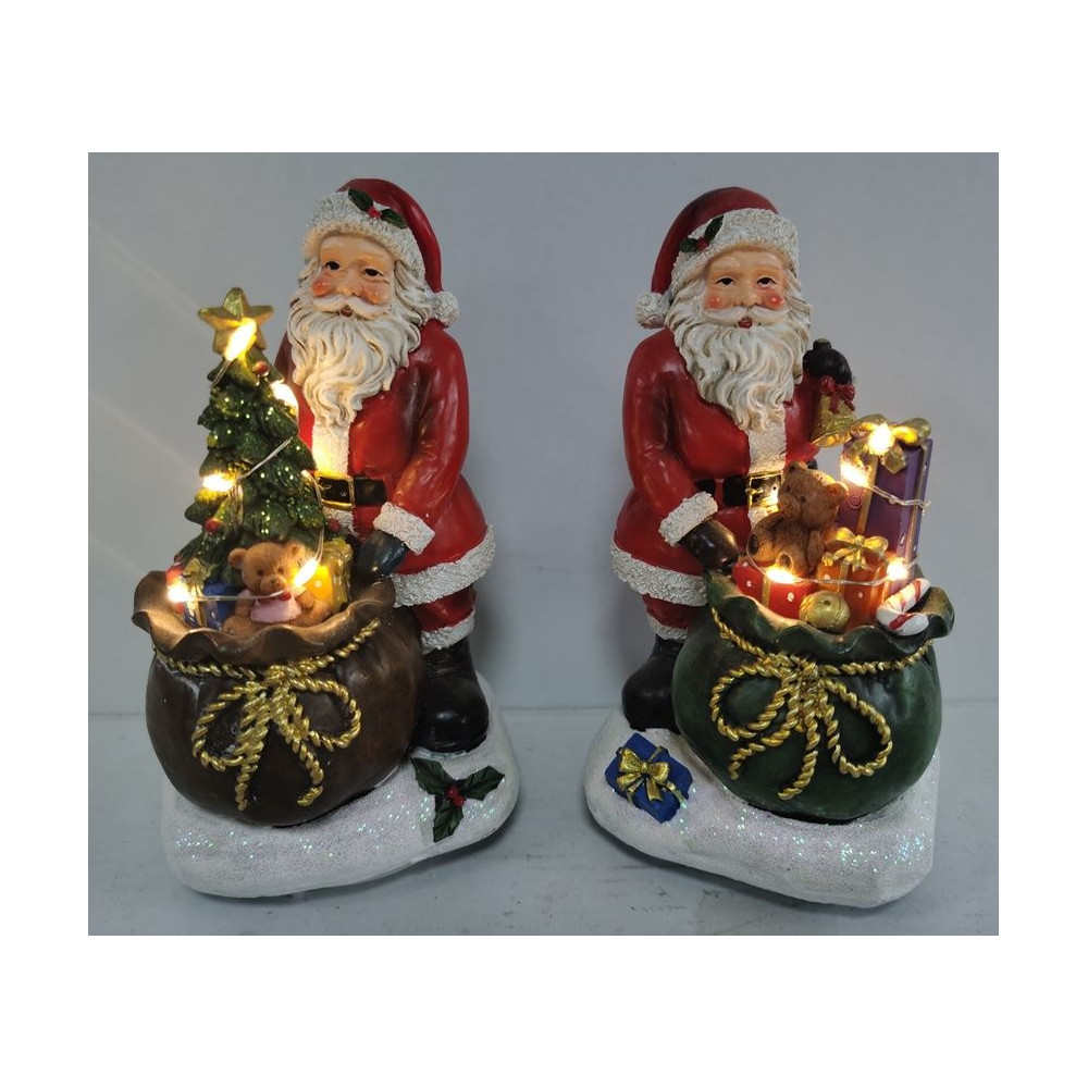 SANTA 8,5X8XH14,5CM LED X2ASS SANTA 8,5X8XH14,5CM LED X2ASS