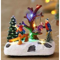 SCENA NATALE LED 13X10XH13CM