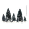 SET 10 ALBERI  H4CM 6CM 9CM 12CM