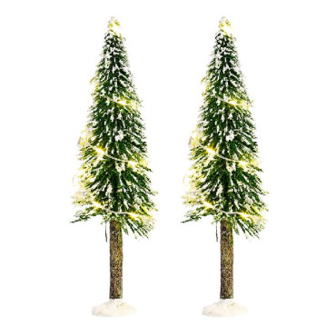 SET 2 ALBERI D5XH19CM LED BATTERIA