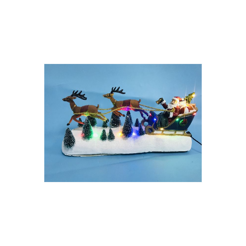 SLITTA C/SANTA 39,9XH20,8CM LED MUS MOV SLITTA C/SANTA 39,9XH20,8CM LED MUS MOV