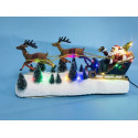 SLITTA C/SANTA 39,9XH20,8CM LED MUS MOV