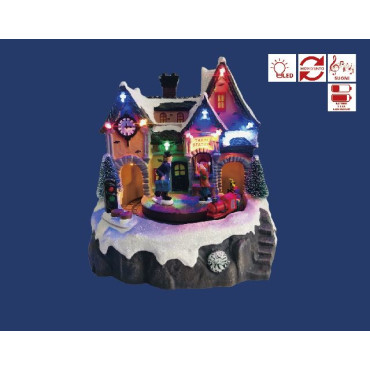 STAZIONE TRENO 18,5X18X20,3CM LED MOV MU 2