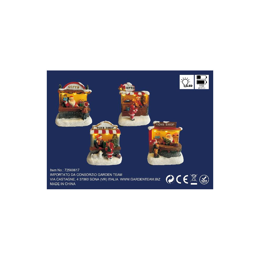 TOY SHOP CON LED 11,7X6,7X10CM TOY SHOP CON LED 11,7X6,7X10CM