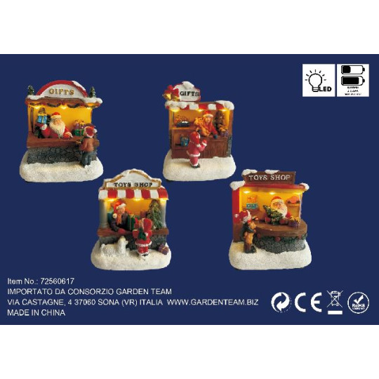 TOY SHOP CON LED 11,7X6,7X10CM TOY SHOP CON LED 11,7X6,7X10CM