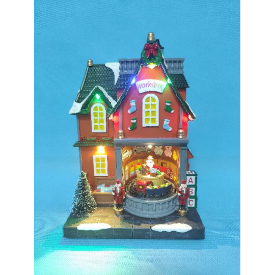 TOY SHOP SANTA LED MUSICA MOV H26,5CM TOY SHOP SANTA LED MUSICA MOV H26,5CM