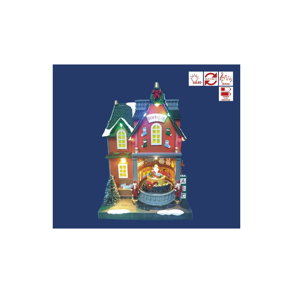TOY SHOP SANTA LED MUSICA MOV H26,5CM