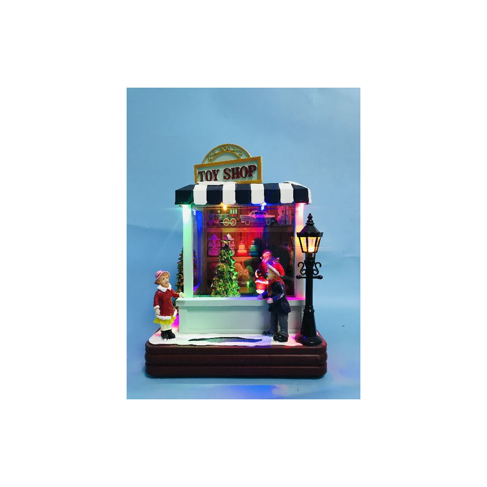 TOYSHOP SANTA LED MUSICA MOV H23CM