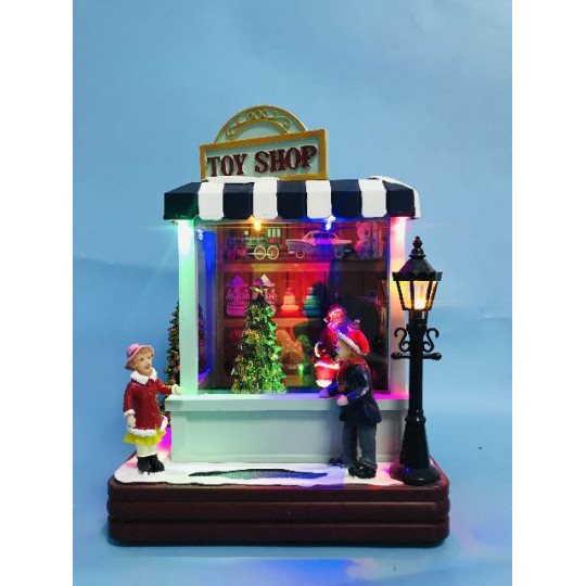TOYSHOP SANTA LED MUSICA MOV H23CM