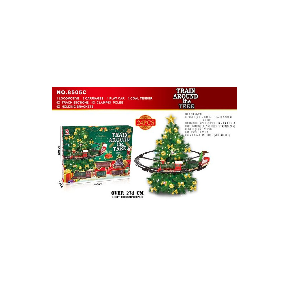 TRENO DA ALBERO S/24 LUCE MUSICA BATT