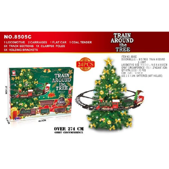 TRENO DA ALBERO S/24 LUCE MUSICA BATT