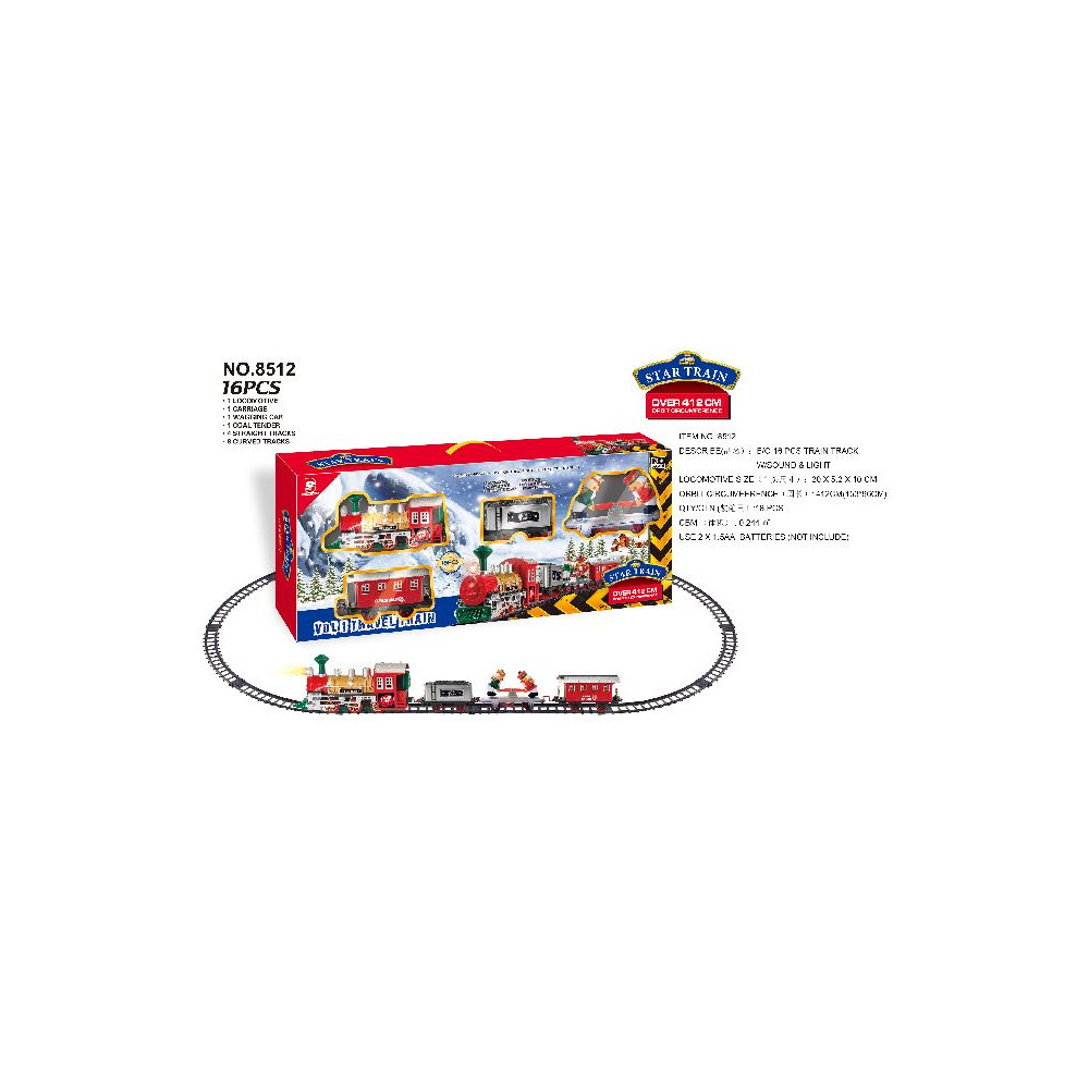 TRENO S/16 SCHIACCIANOCI SUONO LUCE BATT TRENO S/16 SCHIACCIANOCI SUONO LUCE BATT