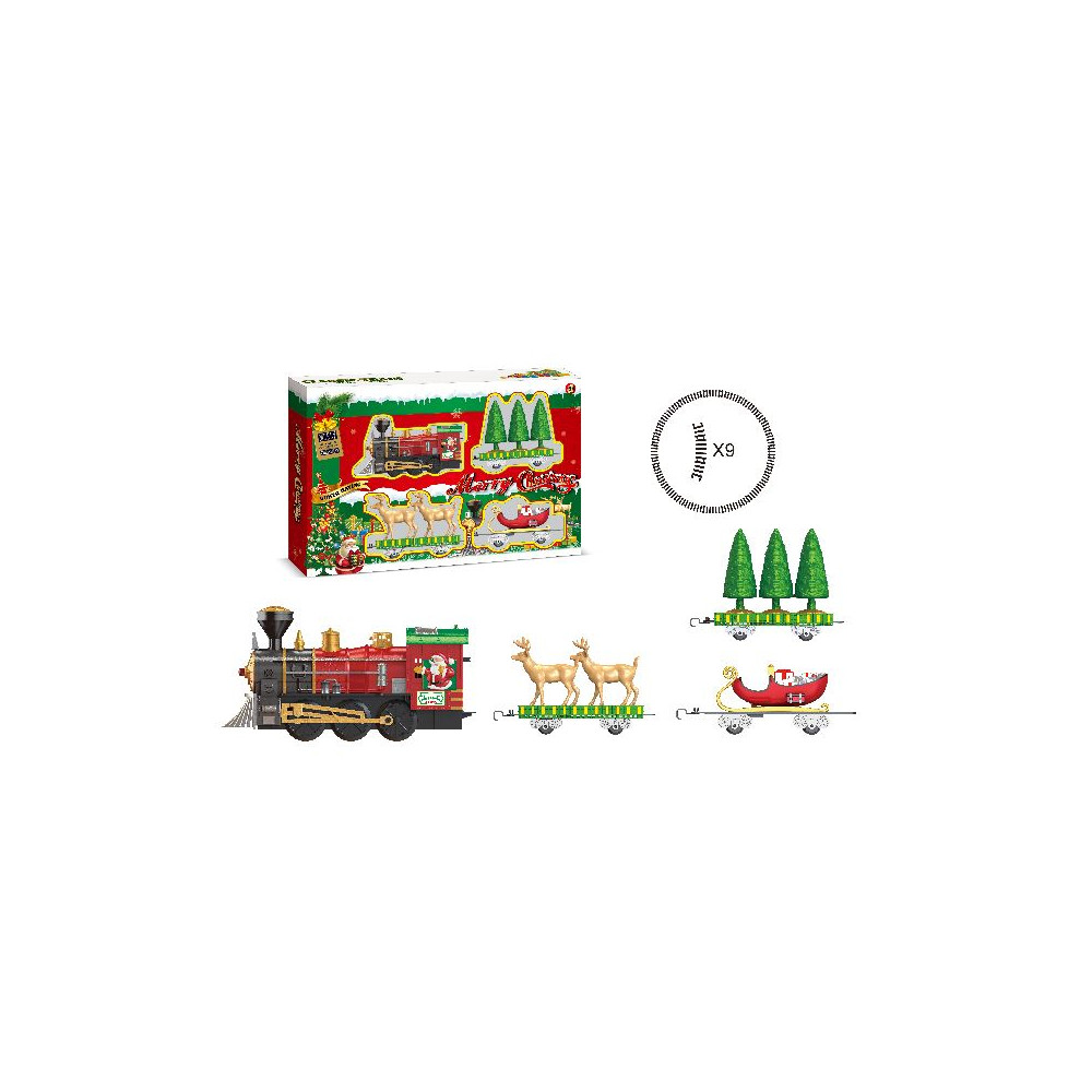 TRENO S/18 LUCE MUSICA SLITTA D82CM TRENO S/18 LUCE MUSICA SLITTA D82CM